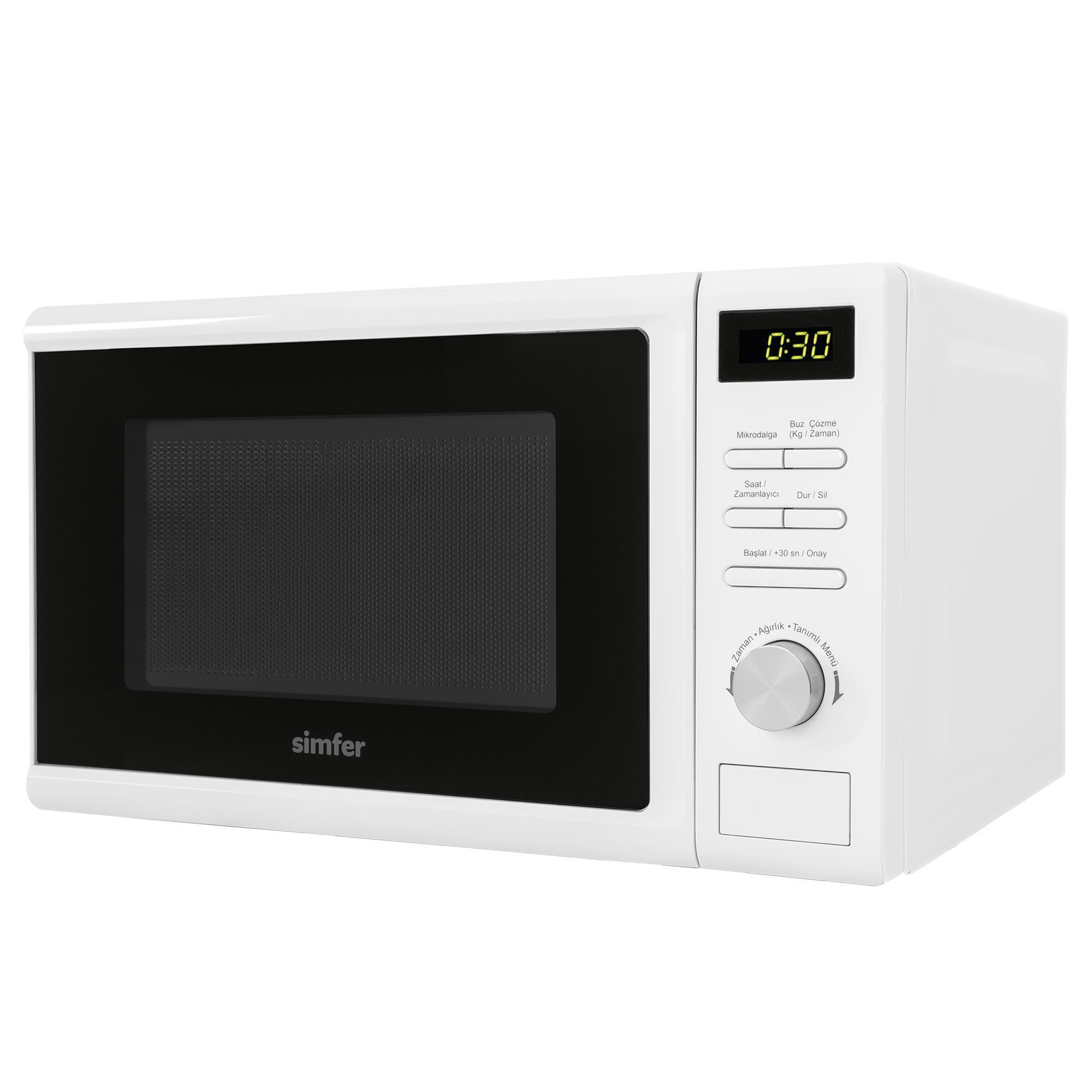 Sk-4602 Simfer Beyaz Dijitali 20Lt Mikrodalga Fırın