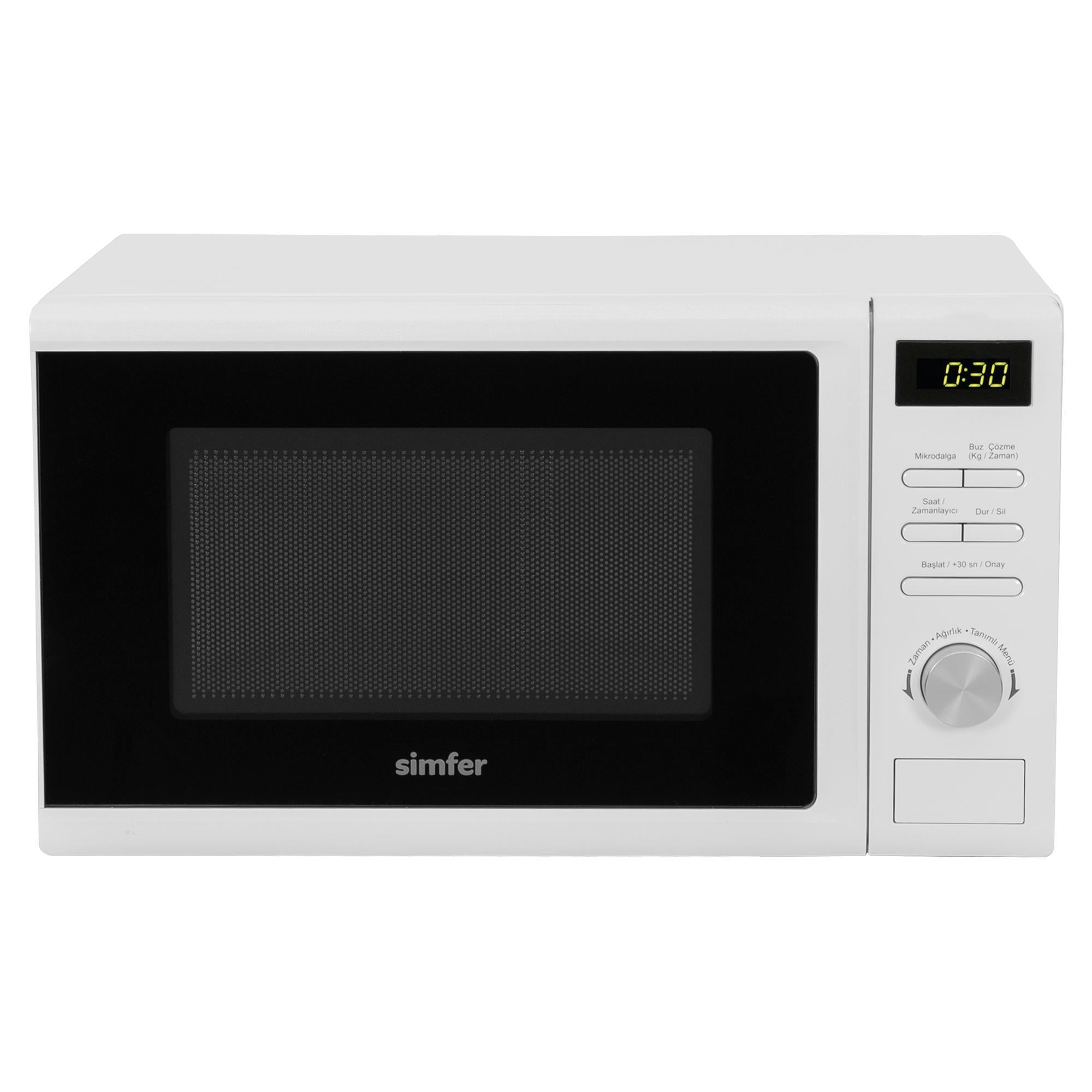 Sk-4602 Simfer Beyaz Dijitali 20Lt Mikrodalga Fırın