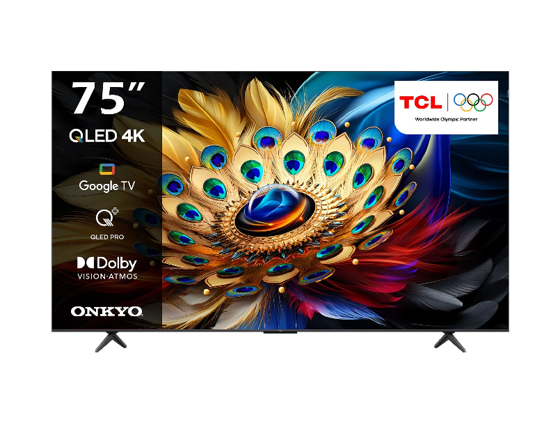 TCL 75C655PROGTV 75 inç 189 Ekran Dahili Uydu Alıcılı 4K UHD QLED TV