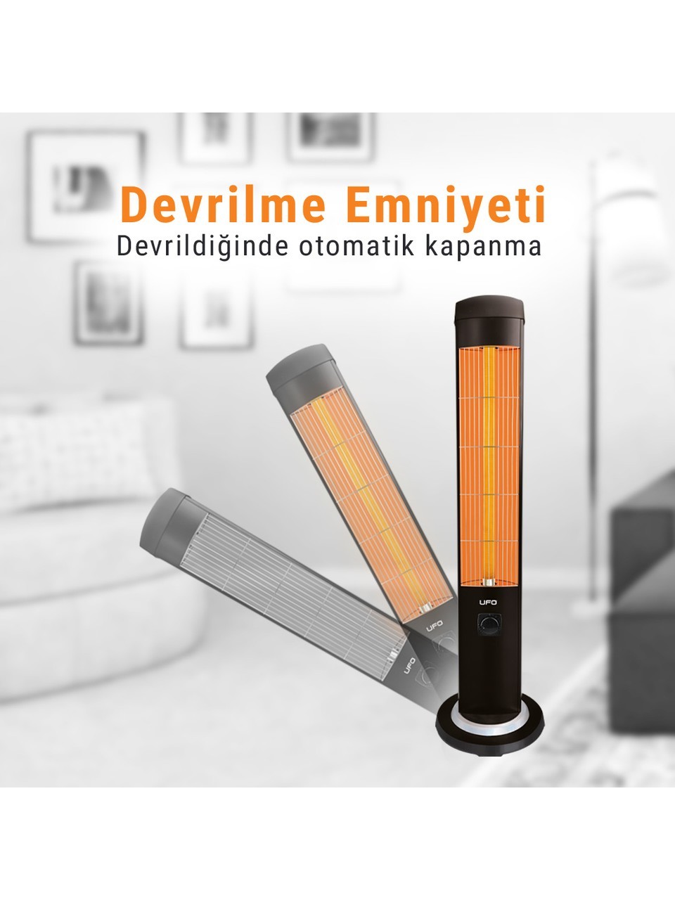 UFO Term 2300W Kule Tipi Isıtıcı