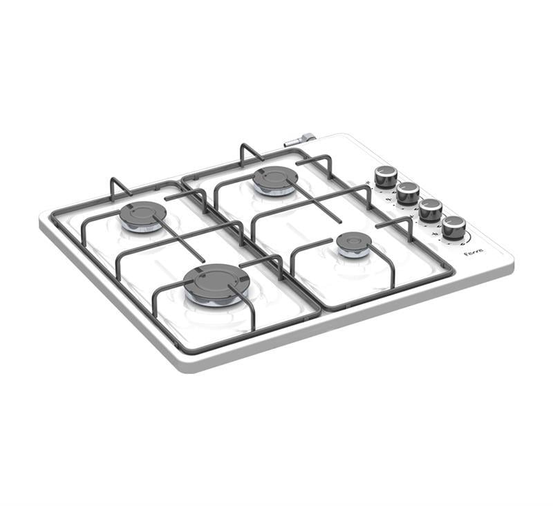 Ferre D40 W 4 Gözü Gazlı Ultra Slim Gövde Set Üstü Ocak - Beyaz