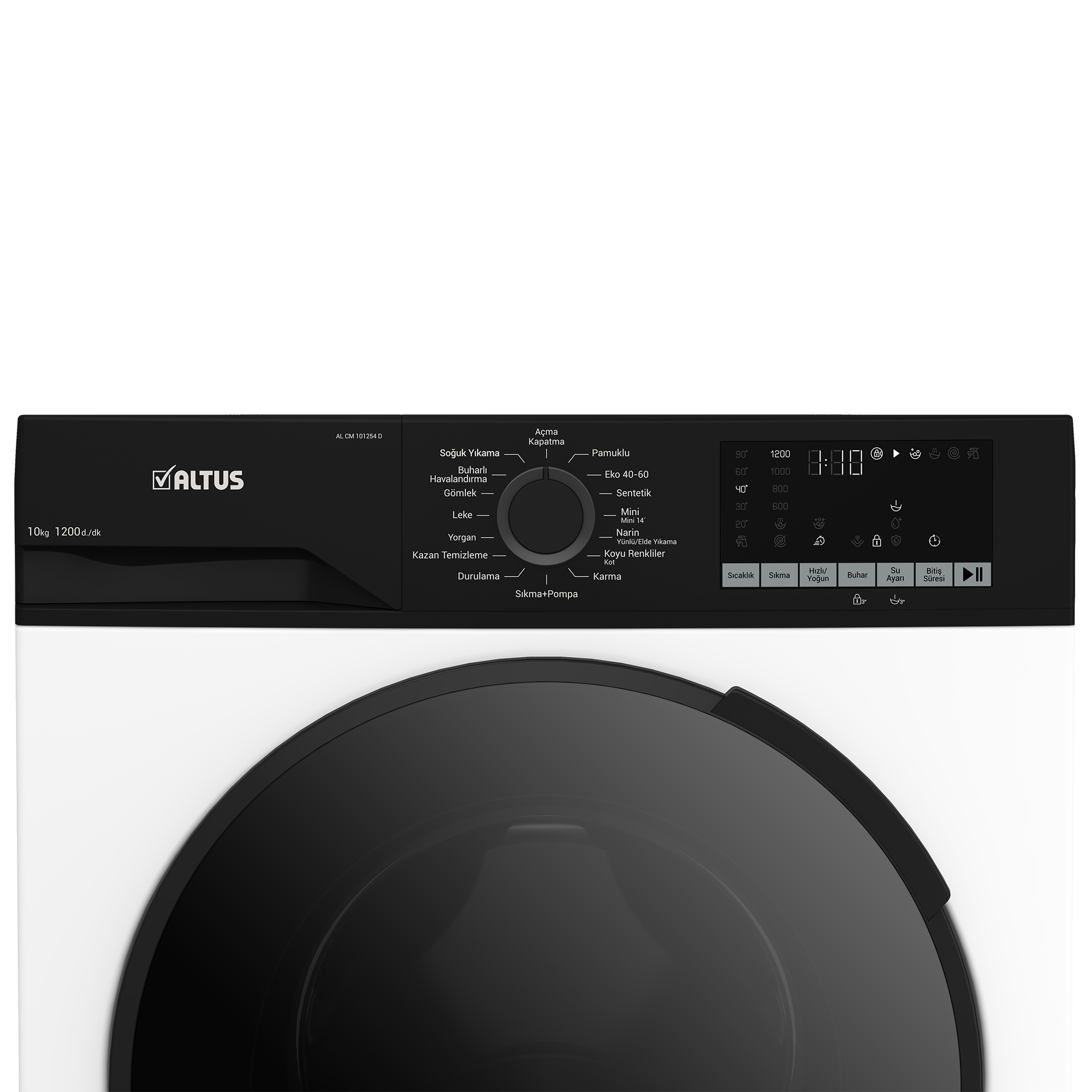 ALTUS AL 101254 D 1200 Devir 10KG Çamaşır Makinesi