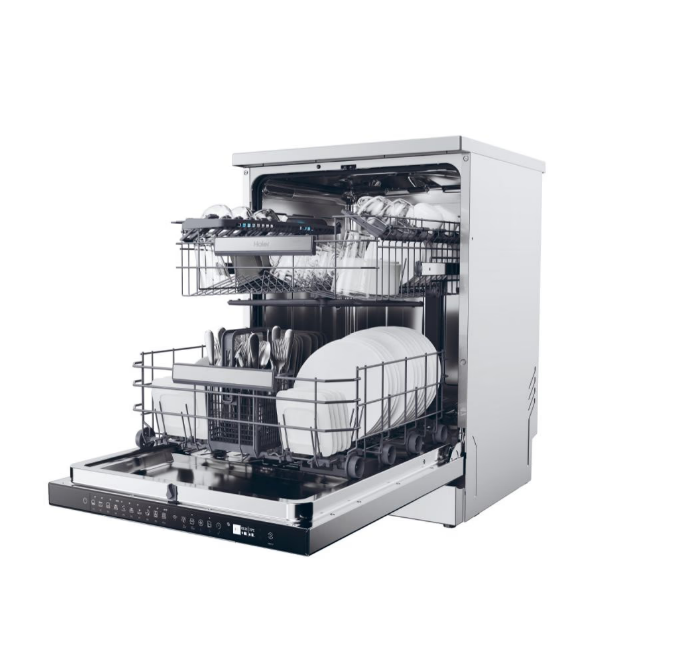Haier Xf 5C7Mox-17 Gri 10Prg Bulaşık Makinesi