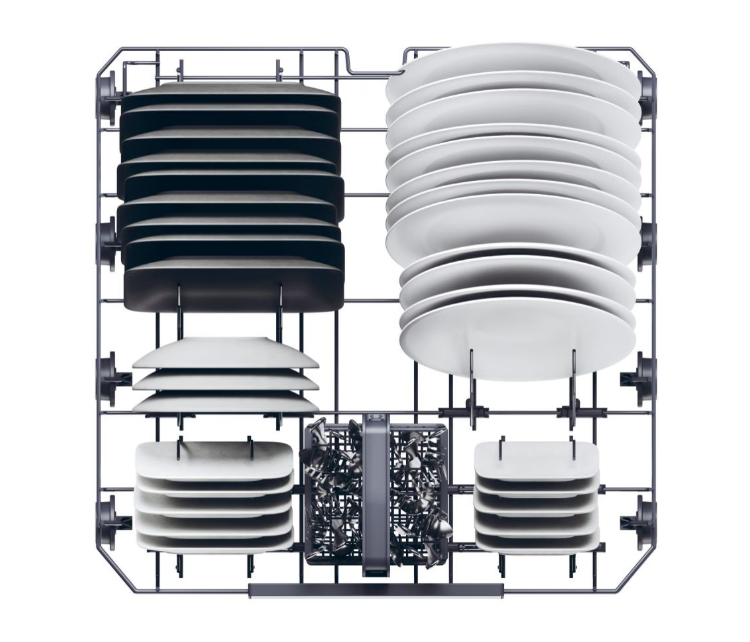 Haier Xf 5C7Mox-17 Gri 10Prg Bulaşık Makinesi
