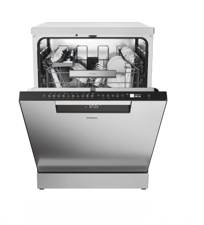 Haier Xf 5C7Mox-17 Gri 10Prg Bulaşık Makinesi