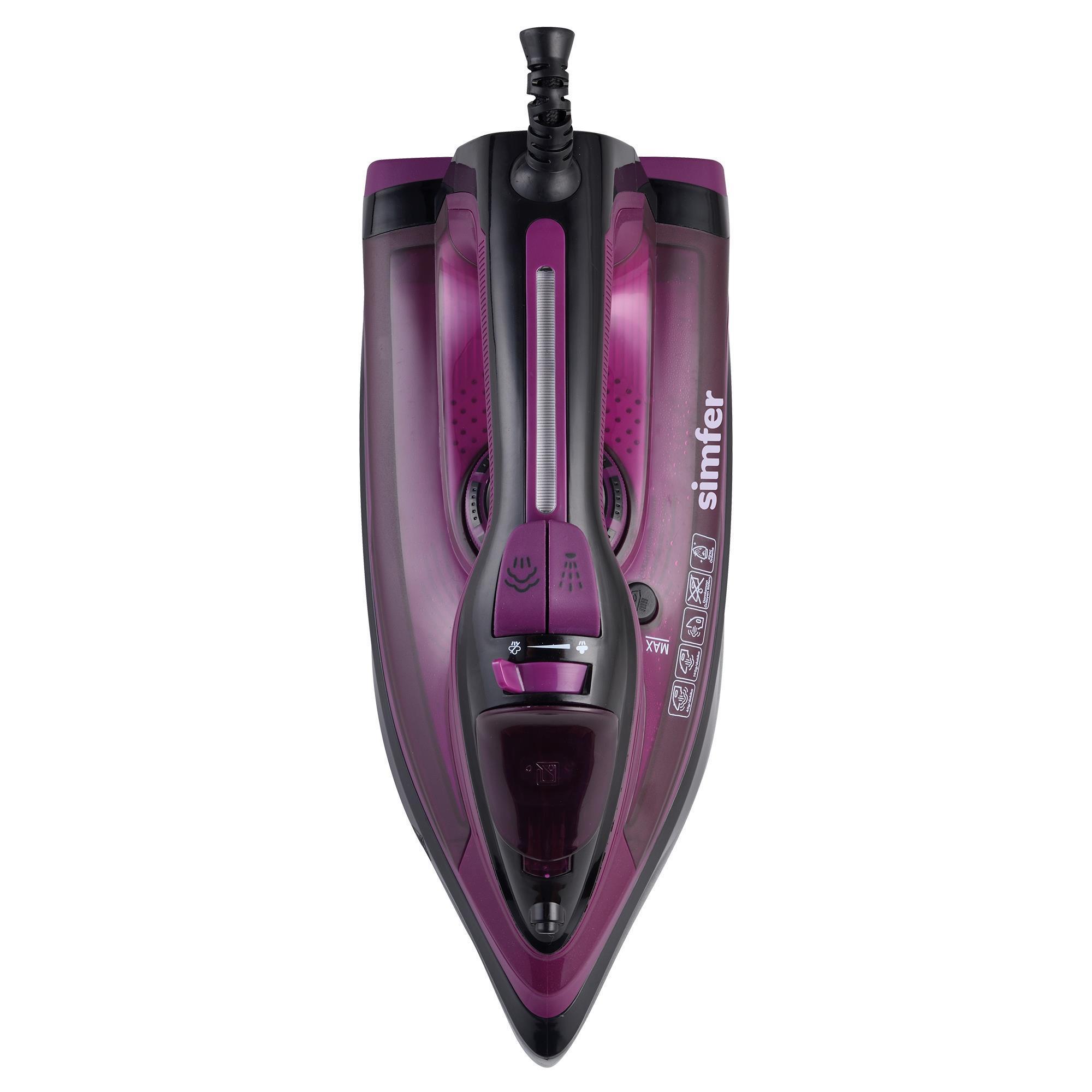 Simfer 6401 Steam Energy Buharlı Ütü 2600W Mor