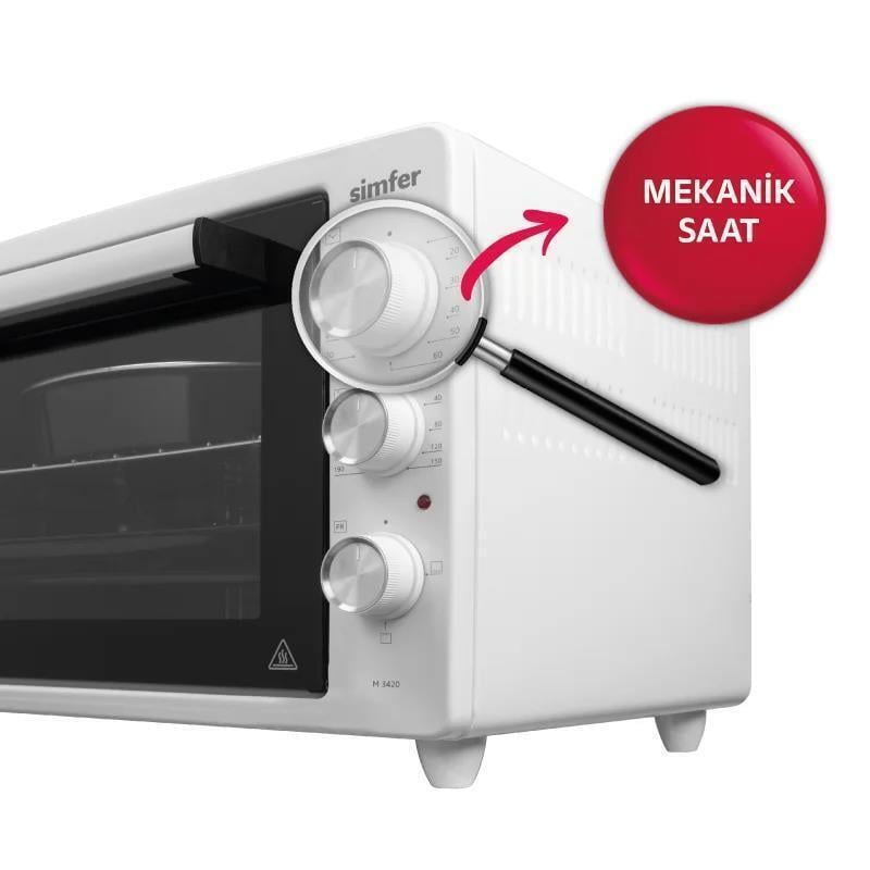 Simfer M4502 Turbo 45Lt Midi Fırın Beyaz 