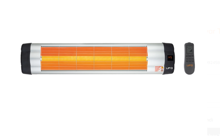 UFO Star 2300 W Duvar Tipi Isıtıcı - Uzaktan Kumandalı