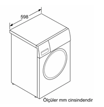 Profilo CGA244ZRTR Çamaşır Makinesi 9 kg 1400 Devir