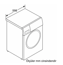 Profilo CGA254Z1TR 10 kg 1400 Devir Çamaşır Makinesi