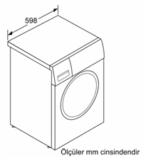Profilo CM12N18XTR A 8 Kg İnox 1200 Devir Çamasır Makinesi
