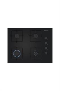 Profilo OE37P6P10D Siyah 67 Cm Ankastre Cam Ocak