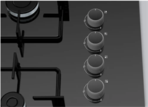 Profilo OO37P6O12D Siyah 67 Cm Ankastre Cam Ocak