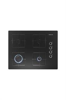 Profilo OO37P6O12D Siyah 67 Cm Ankastre Cam Ocak