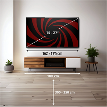 TCL75C655GTV 75 Dahili Uydu Alıcılı 4K Ultra HD Google QLED TV