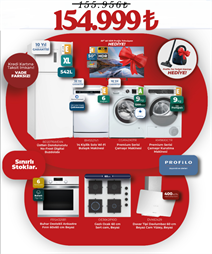 PROFİLO Çeyiz Seti Kampanyası 3 (TV&Süpürge Hediyeli)