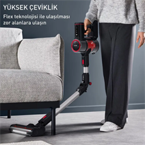 Tefal TY6T90TR X-Force Flex 8.60 Max Aqua Kablosuz Şarjlı Dikey Süpürge