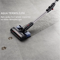 Tefal TY6T90TR X-Force Flex 8.60 Max Aqua Kablosuz Şarjlı Dikey Süpürge
