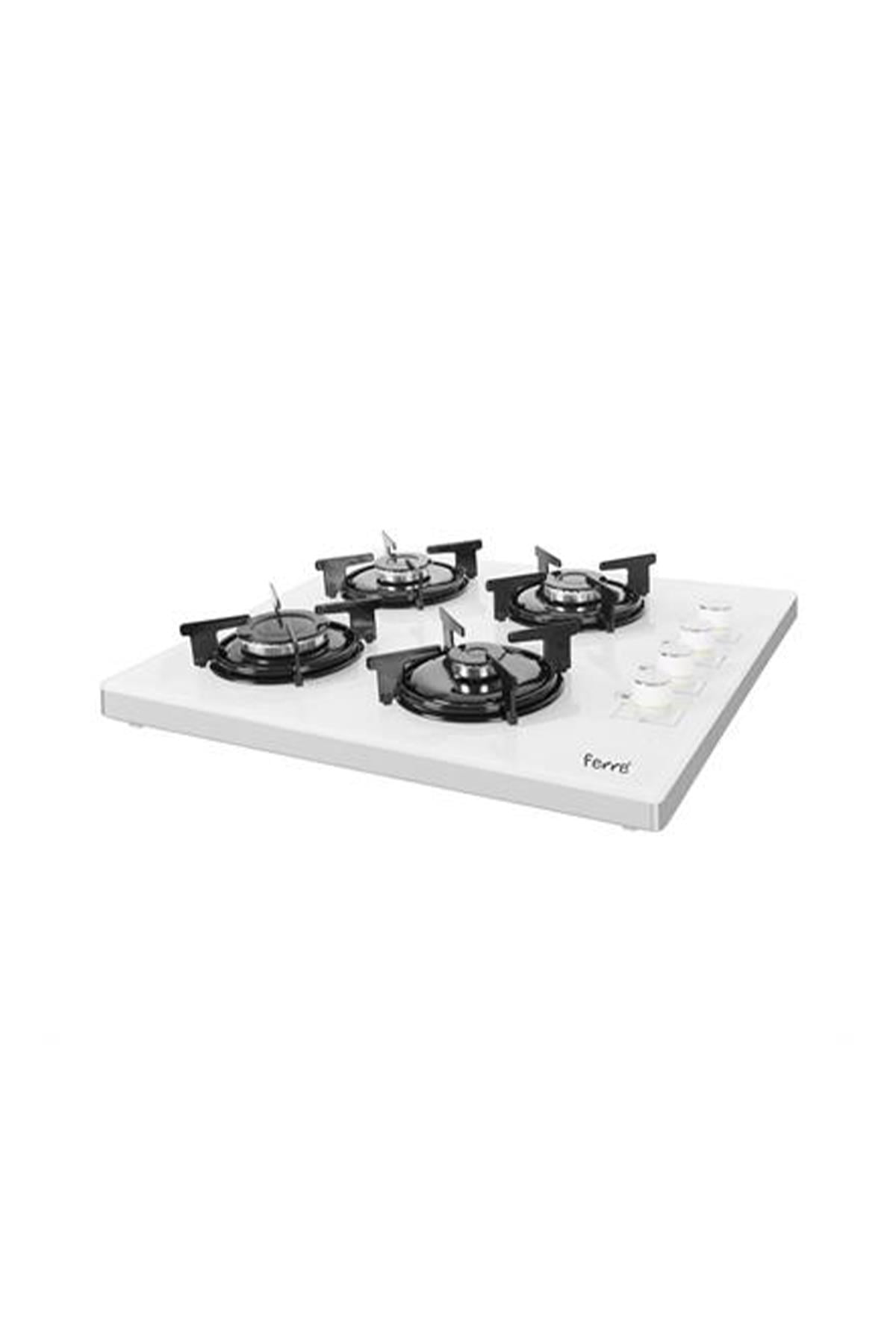 B2240 Ce Ferre Beyaz Cam Set Üstü Ocak