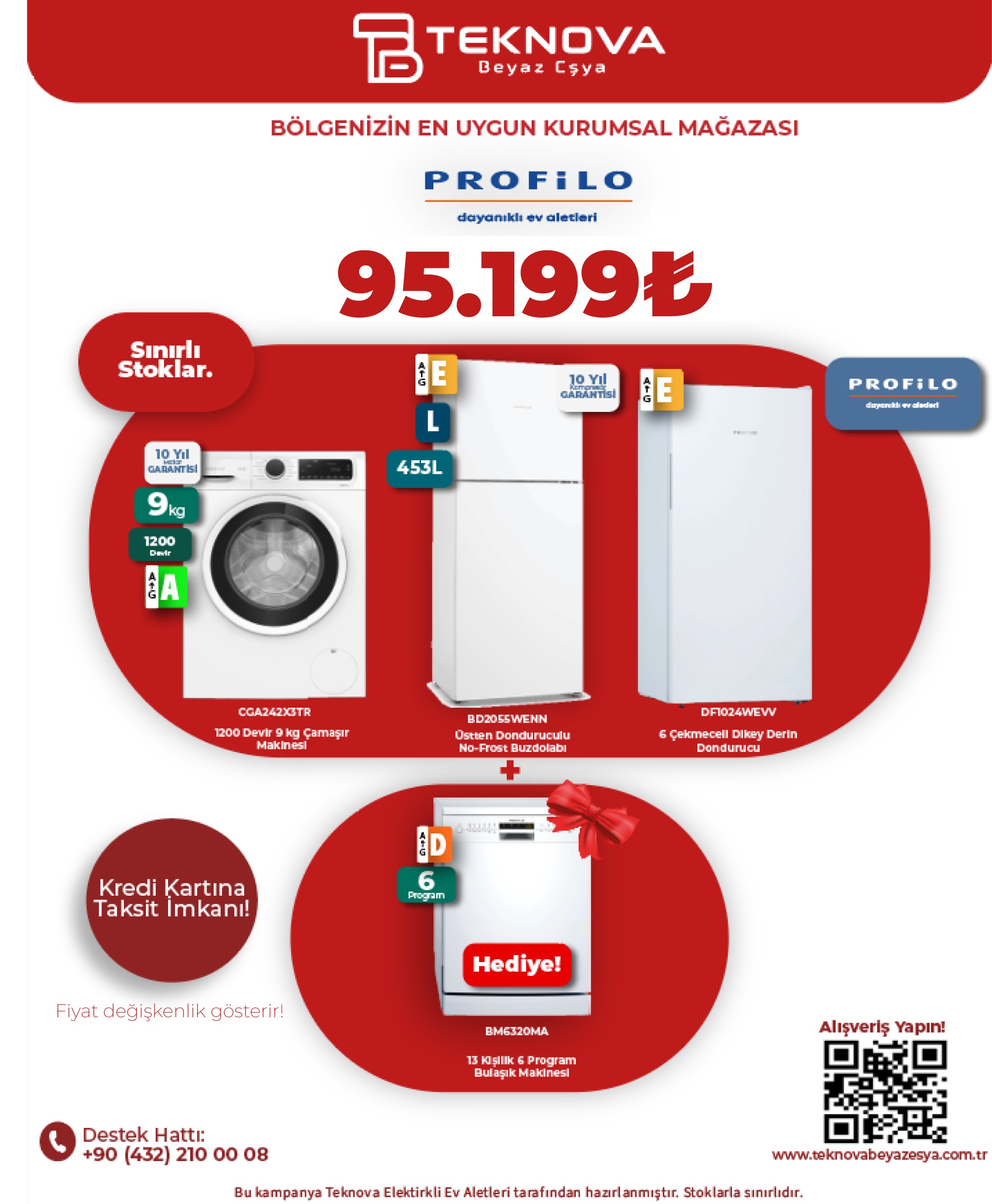 Profilo Çeyiz Kampanyası , Bulaşık Makinesi Hediyeli