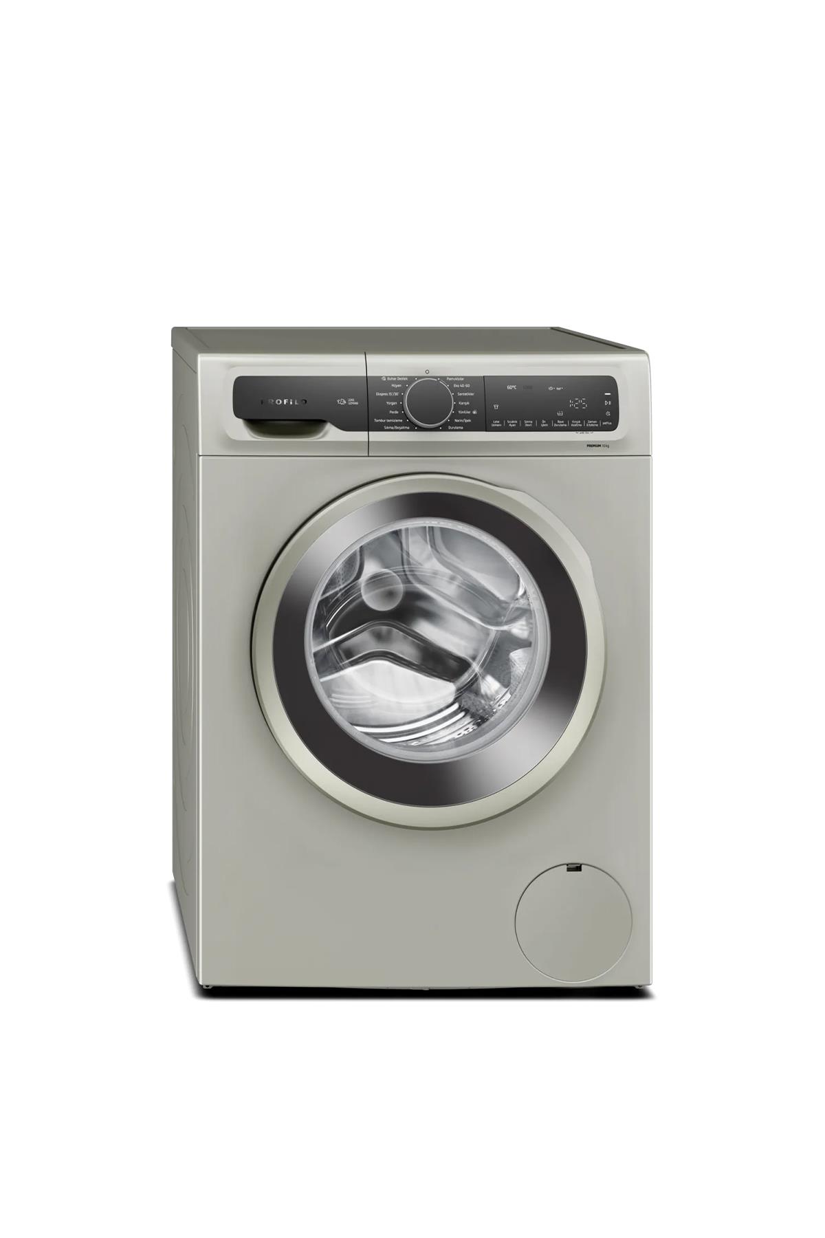 Profilo CGA252ZXTR 10 Kg 1200 Devir Çamaşır Makinesi İnox