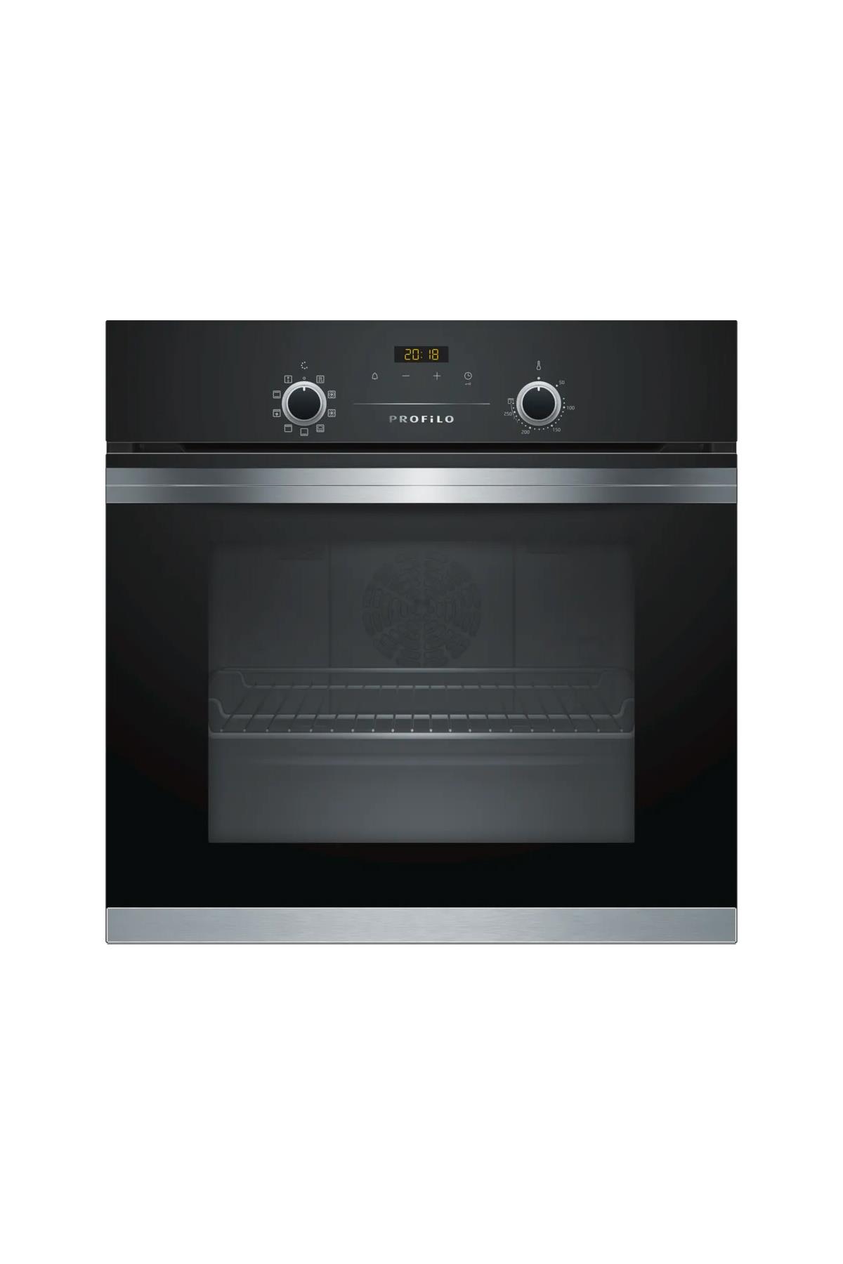 Profilo FRMA325S 6 Program Turbo Siyah Ankastre Fırın