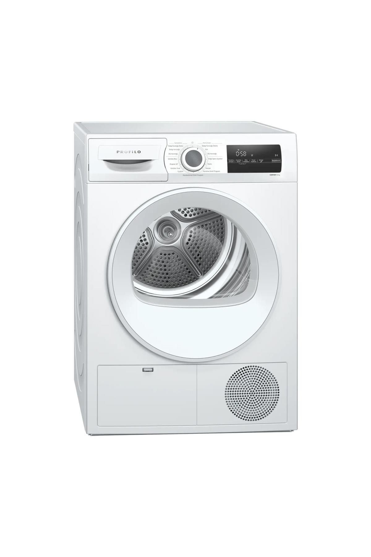 Profilo KM8612HTR 8 kg Çamaşır Kurutma Makinesi