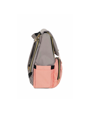 Myrokaİlk Garni Bebek Bakım Çantası Gri Pudra