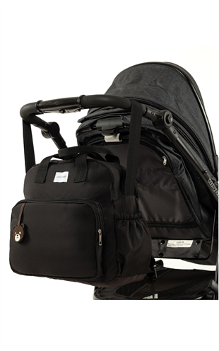 Myroka Marla Bebek Bakım Çantası Siyah