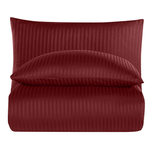 %100 Pamuk Saten Nevresim Takımı Bordo