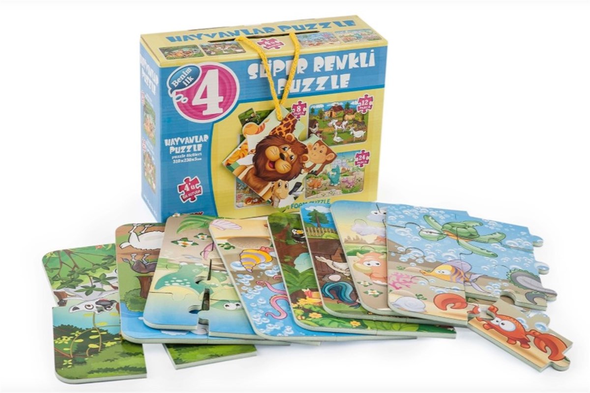 4'lü Hayvanlar Puzzle