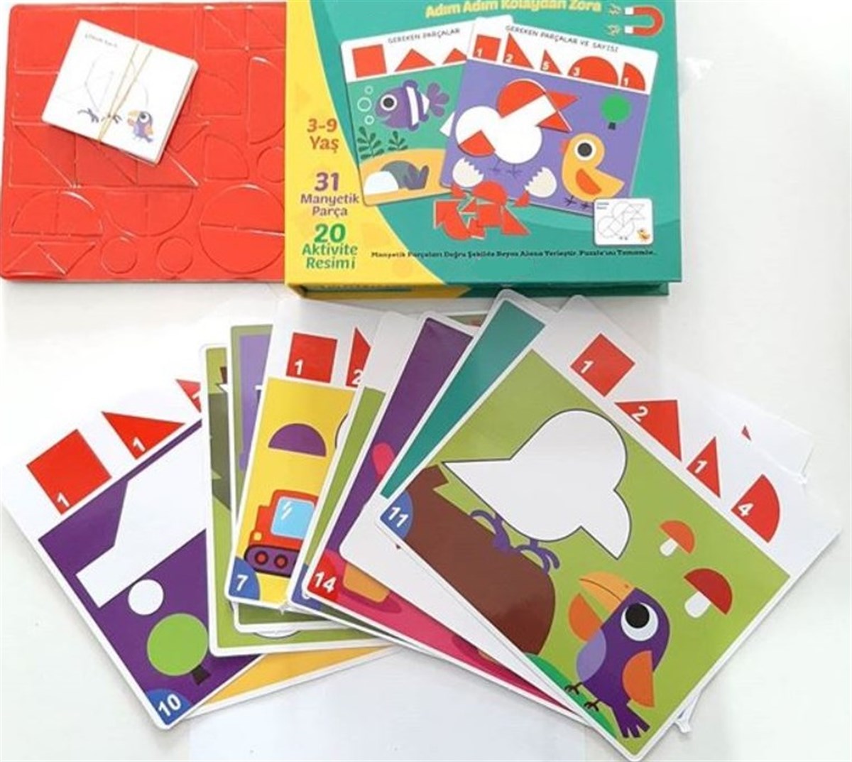 Manyetik Tangram Aktivite Kutusu