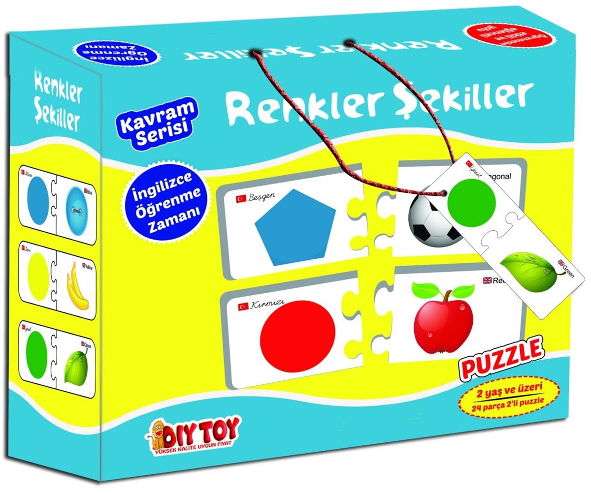 Renkler Şekiller Kavram Seti