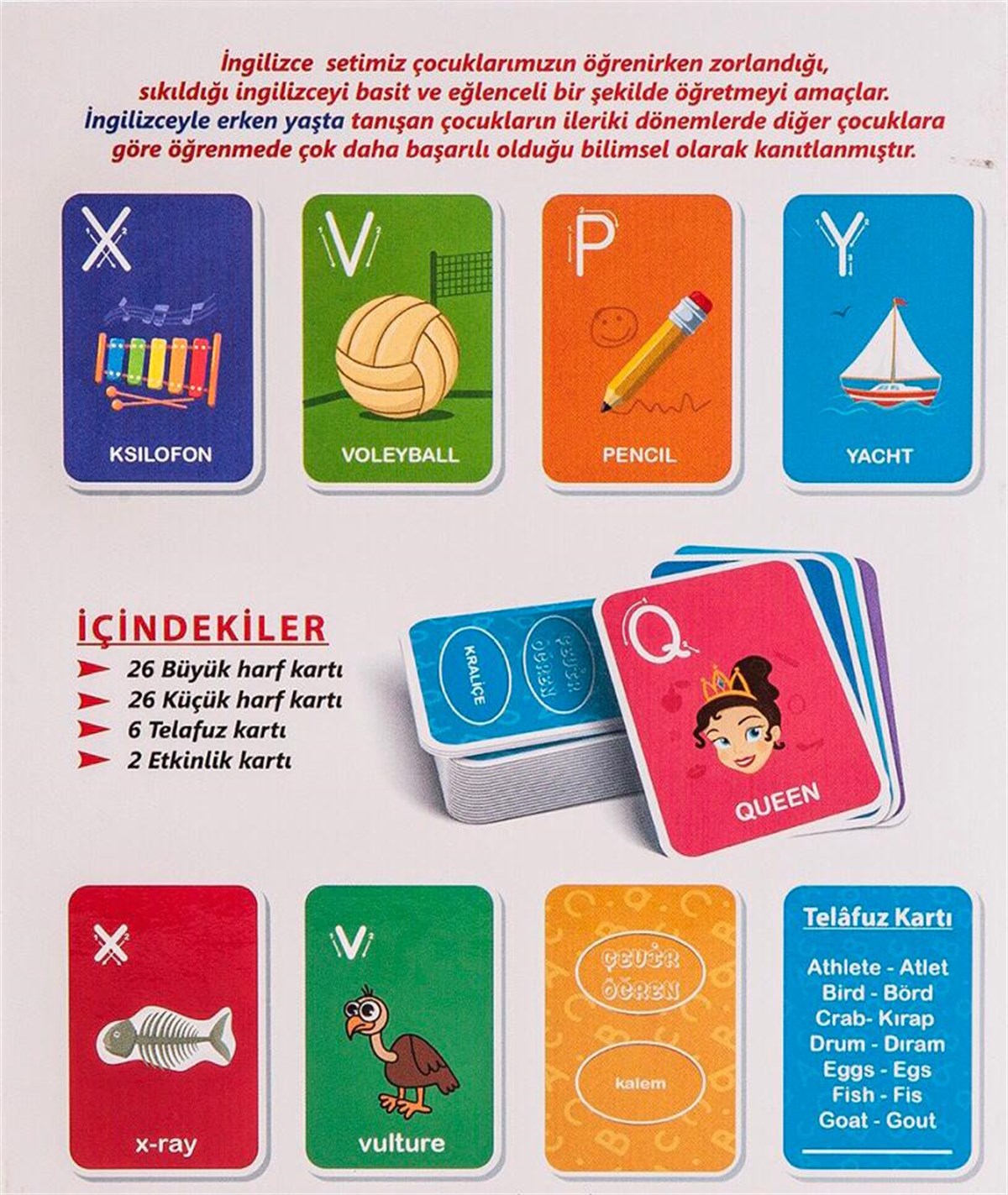 Zeki İngilizce-Türkçe Flash Cards