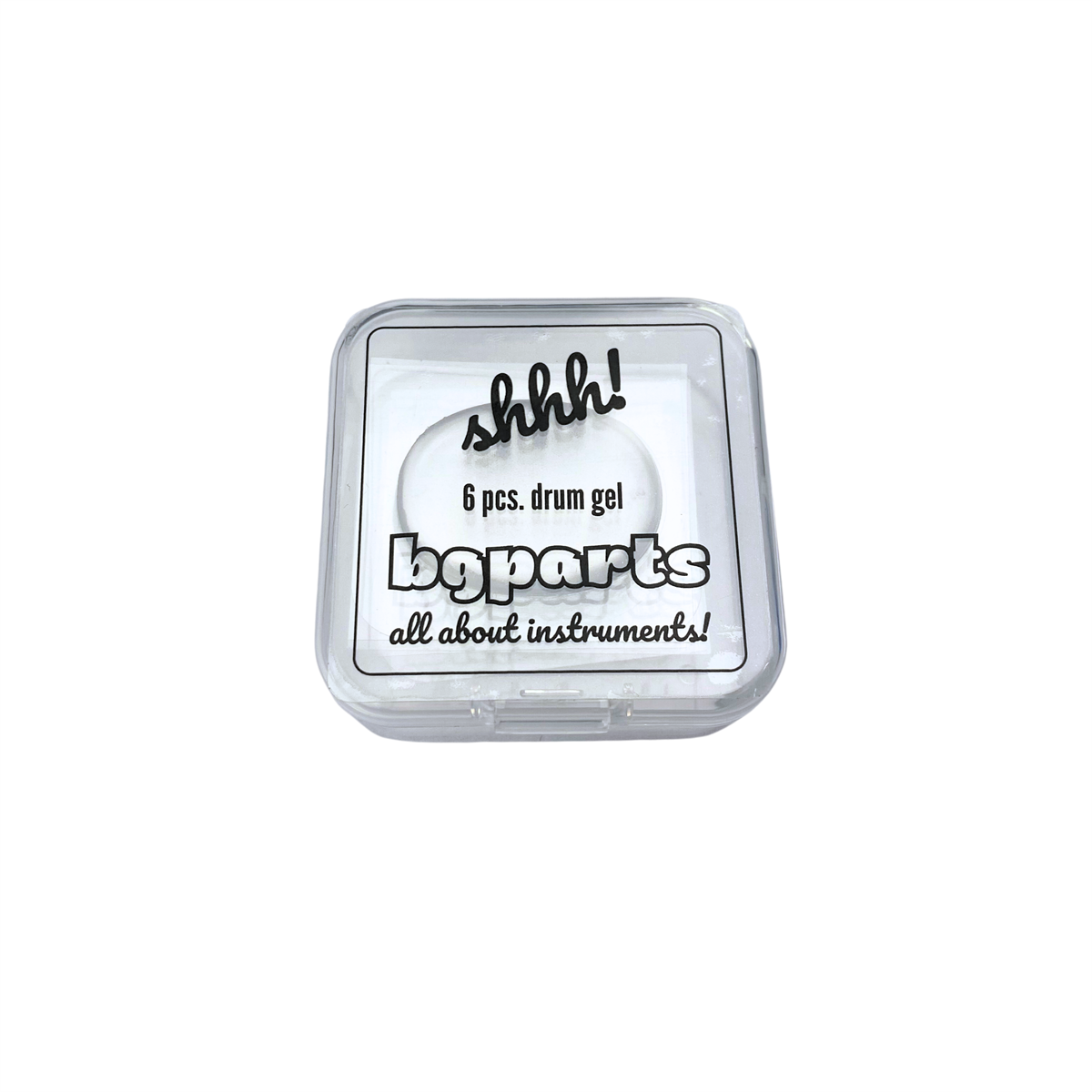 Bgparts Shhh! Davul Jeli 6 Parça Şeffaf