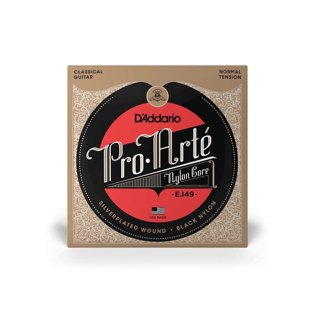 D’ADDARIO EJ49 PRO ARTE BLACK NORMAL TENSION KLASİK GİTAR TELİ