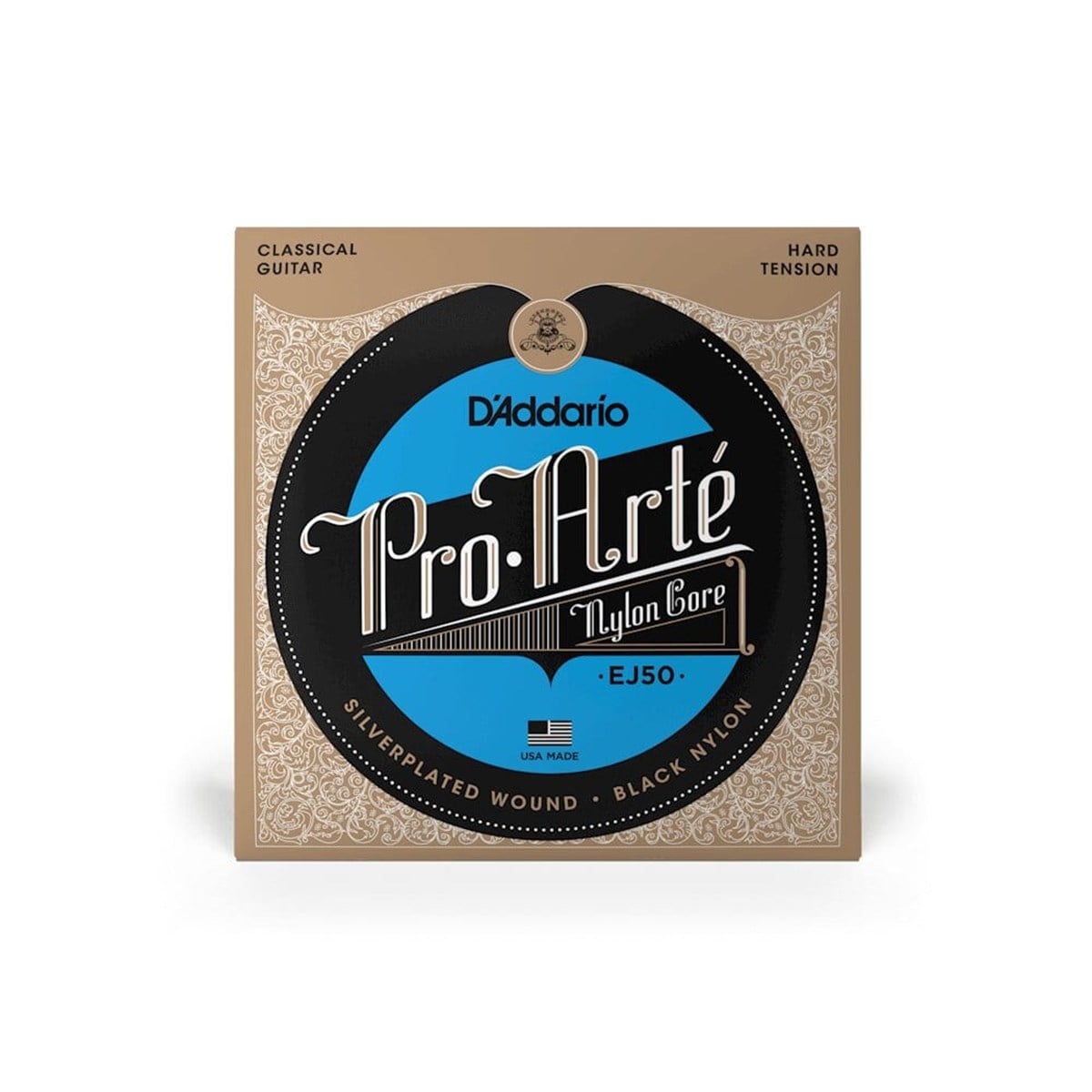 D’ADDARIO EJ50 PRO ARTE BLACK HARD TENSION KLASİK GİTAR TELİ