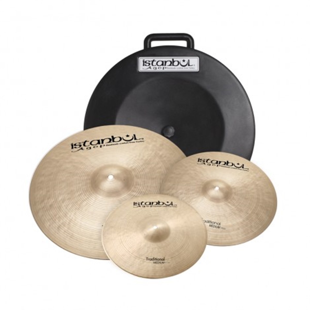 İSTANBUL AGOP TRADITIONAL (MEDIUM) SET 14'' 16'' 20'' + HARDCASE