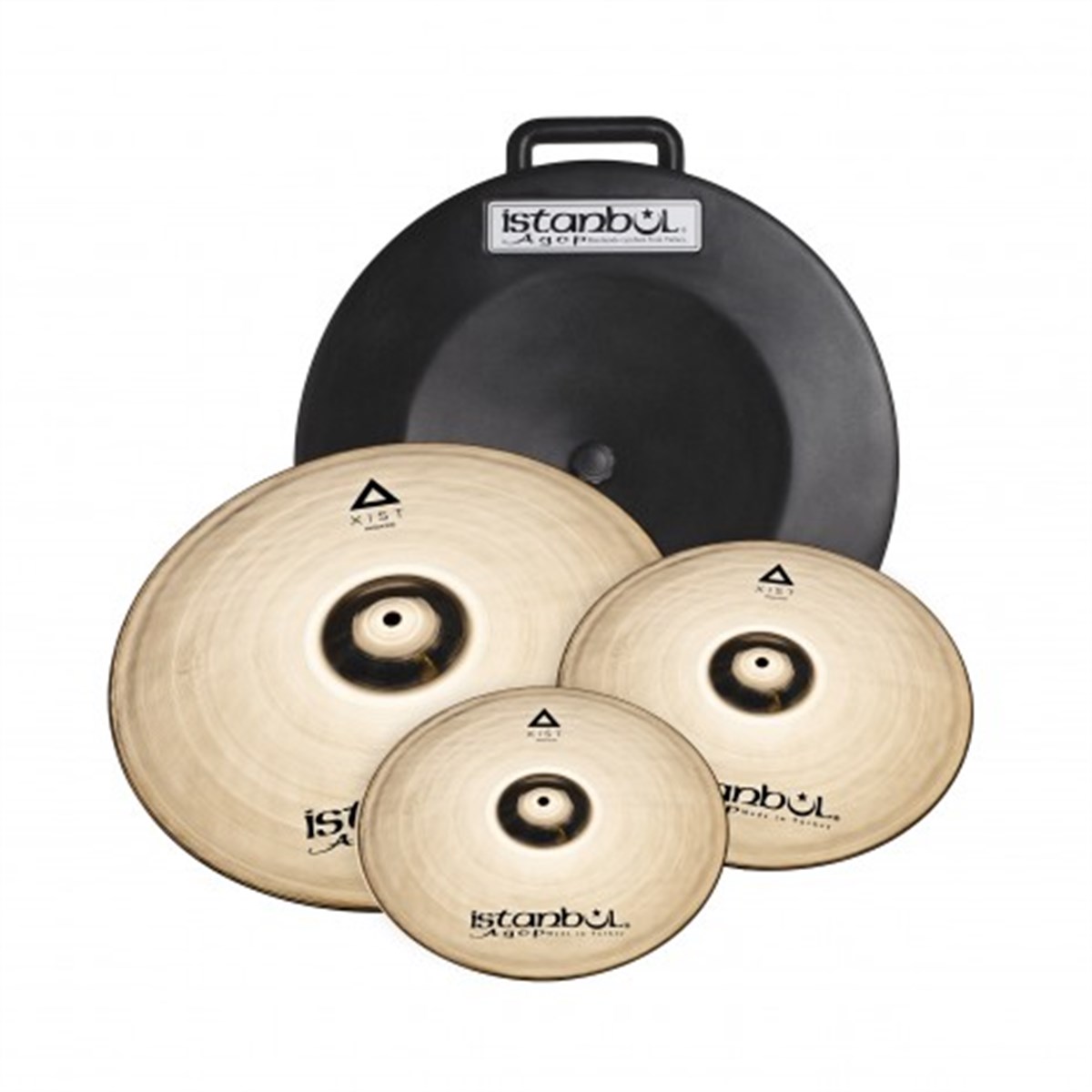 İSTANBUL AGOP XIST SET 14'' 16'' 18''  20'' BRILLIANT + HARDCASE