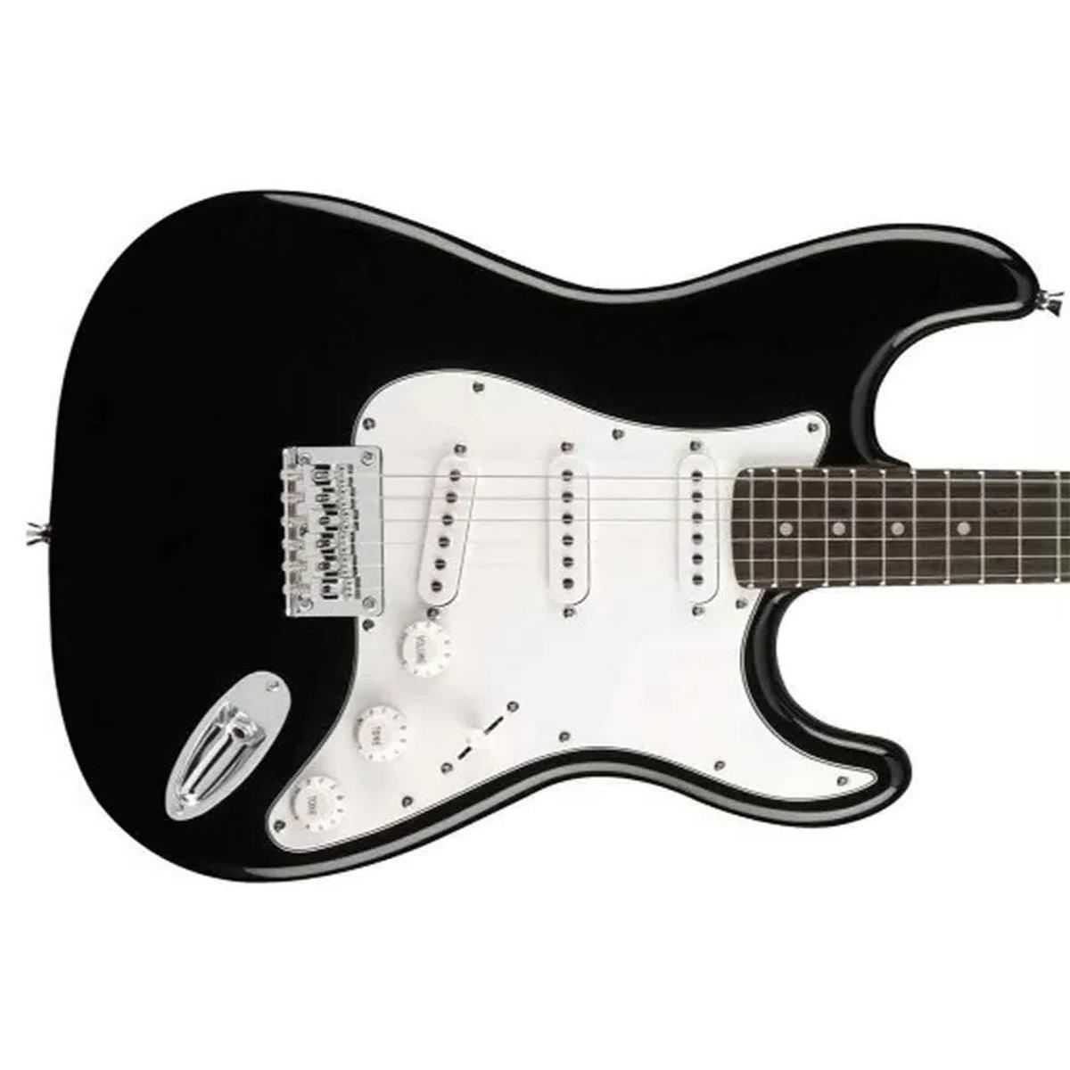 Squier MM Strat Hard Tail Black Elektro Gitar