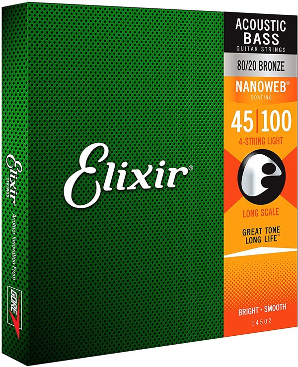 Elixir 045-100 Nanoweb Bas Gitar Teli