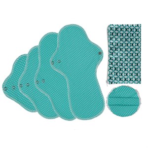 Ekoped Doğal Yıkanabilir Kadın Pedi 6lı (Karışık)