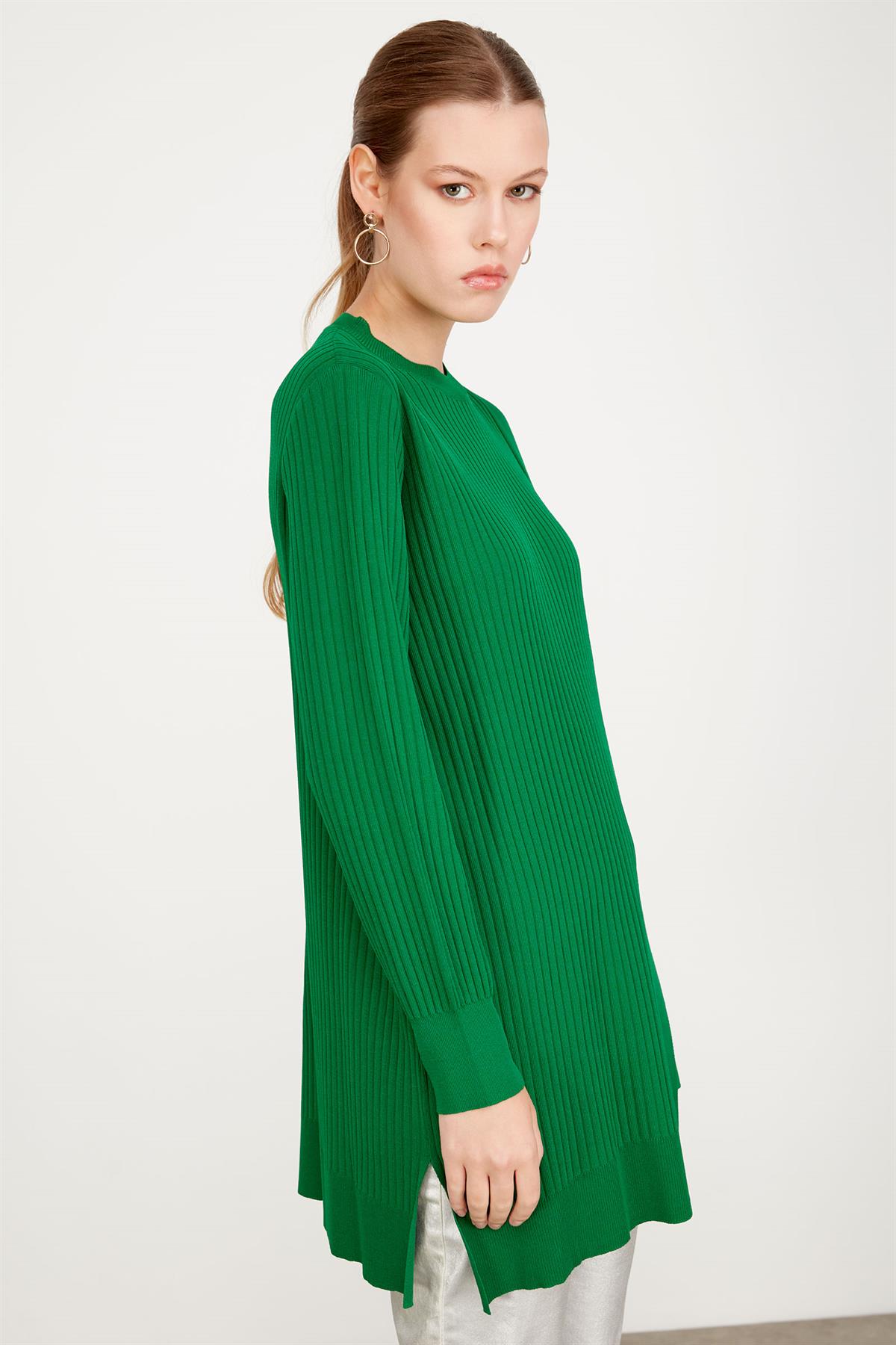 ASİMETRİK DETAYLI RAYON TUNİK BENETTON