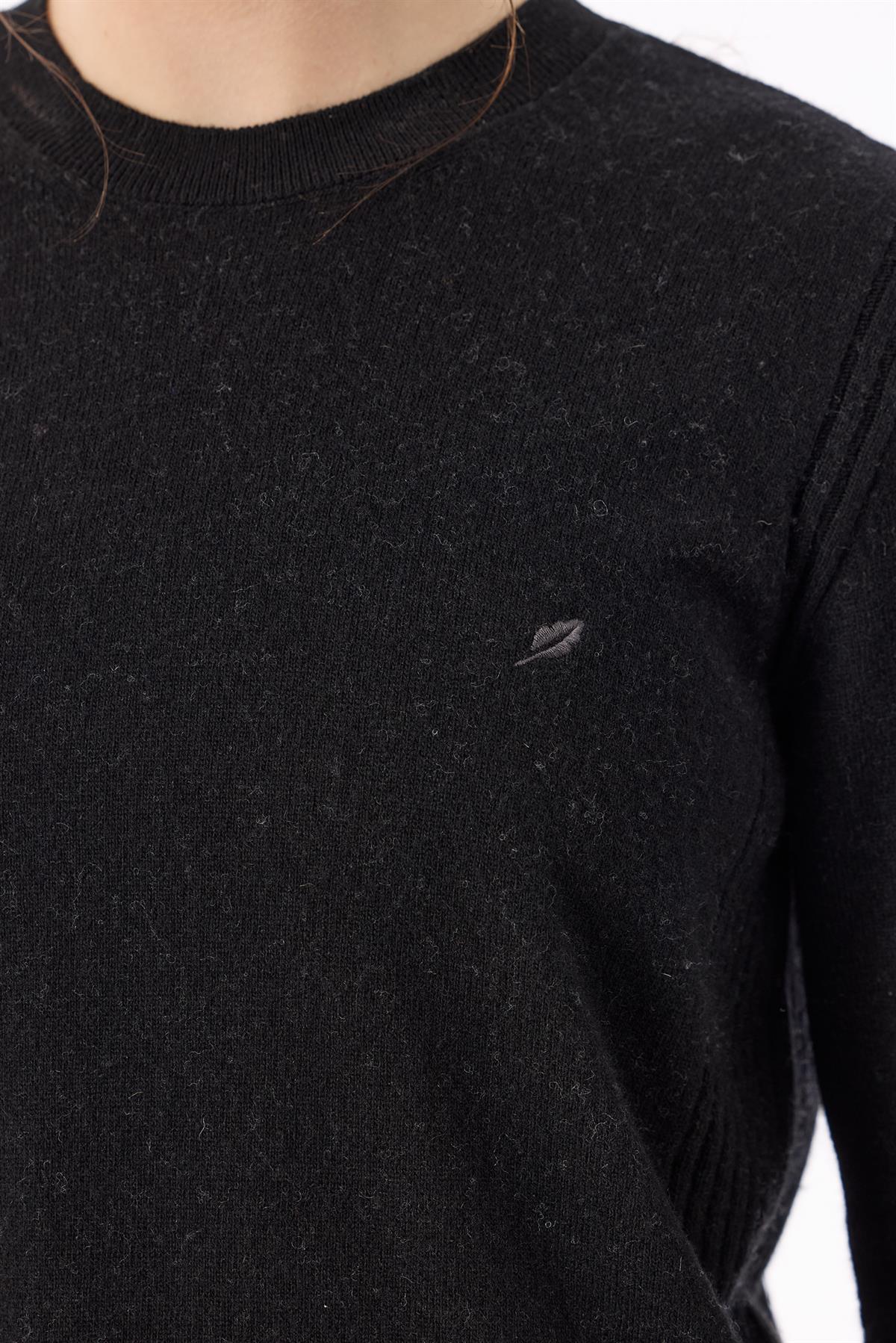 Basic Cashmere Triko Tunik SİYAH