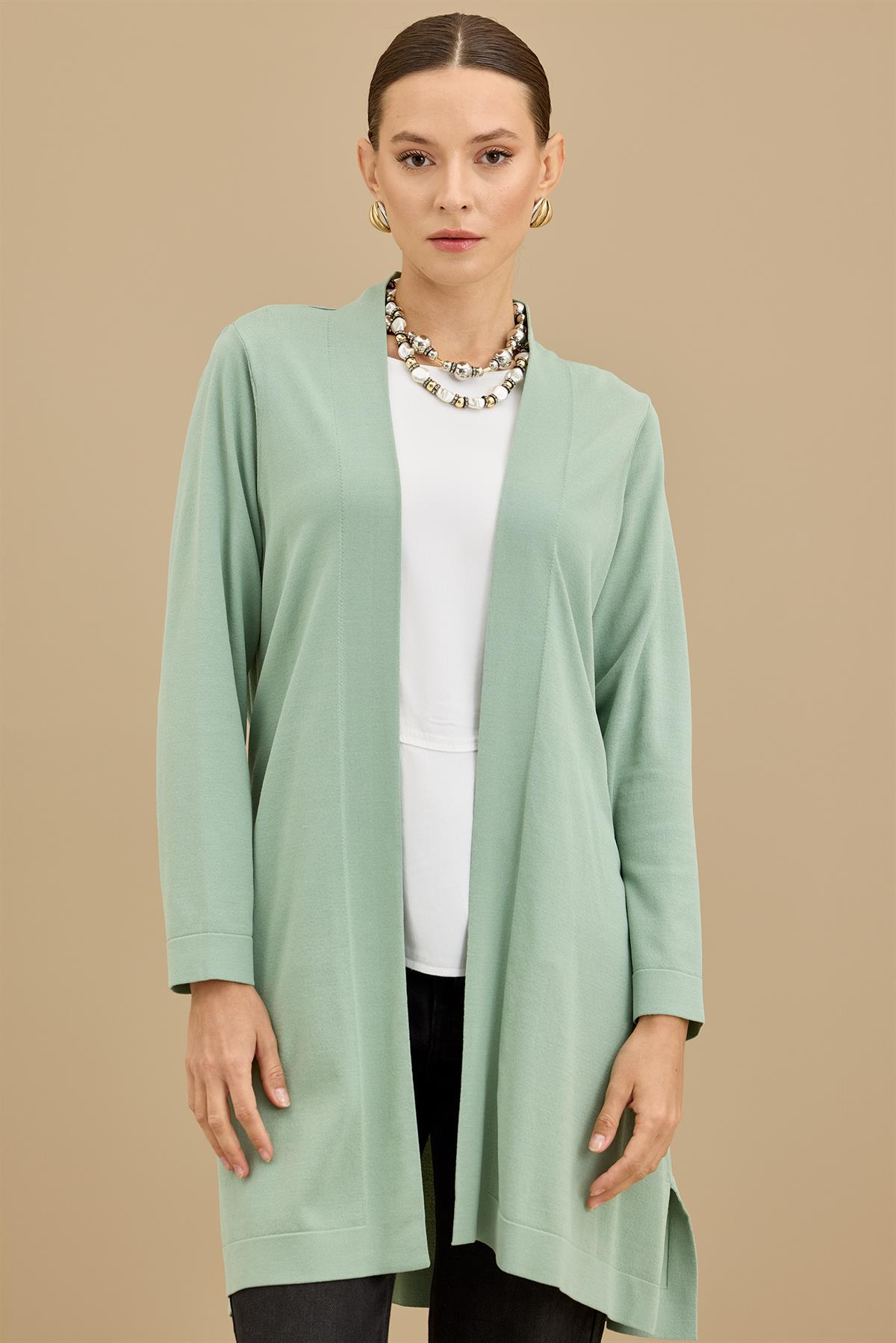 Kemerli Rayon Hırka MİNT