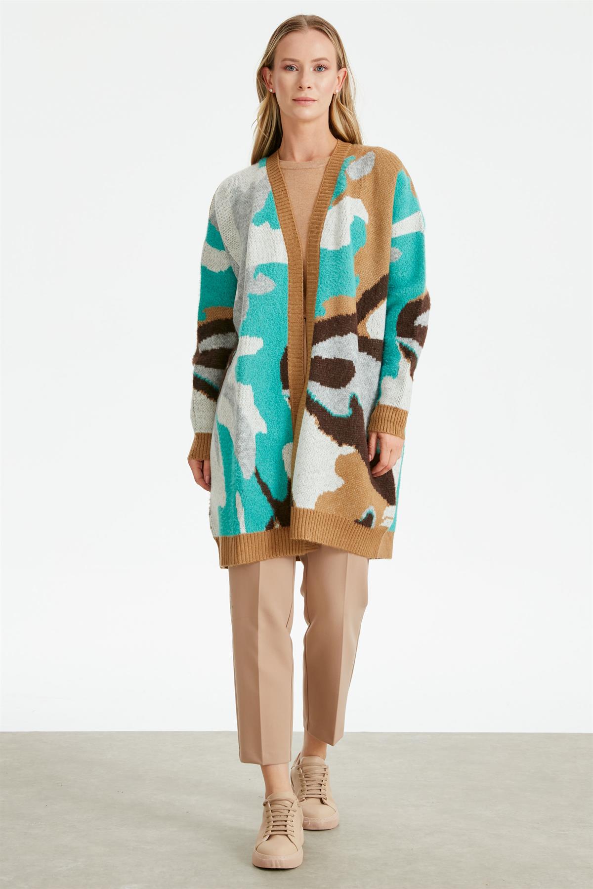 DESEN DETAYLI HIRKA CAMEL