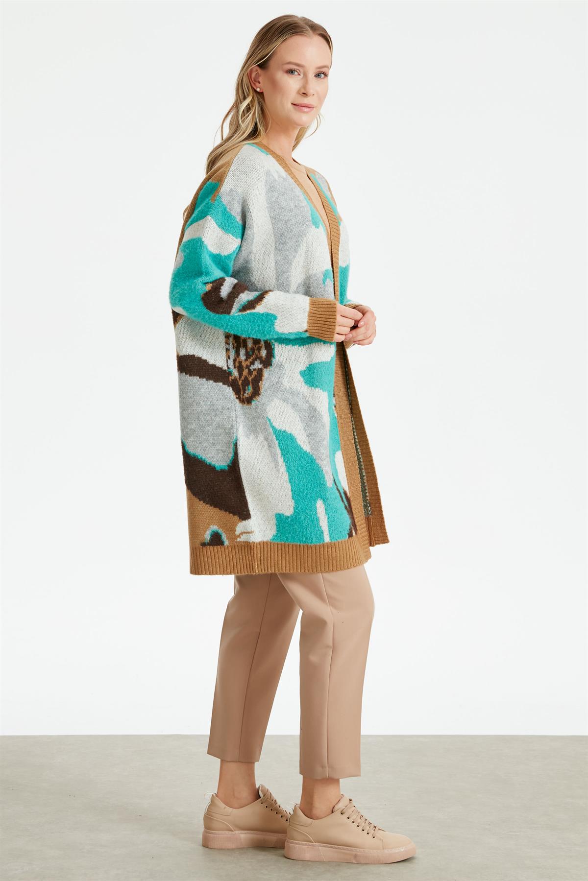 DESEN DETAYLI HIRKA CAMEL