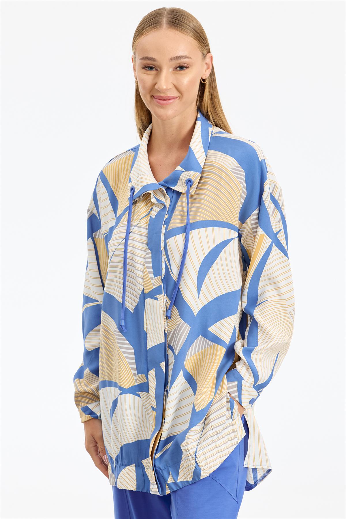 DESENLİ İKİLİ TAKIM MAVİ