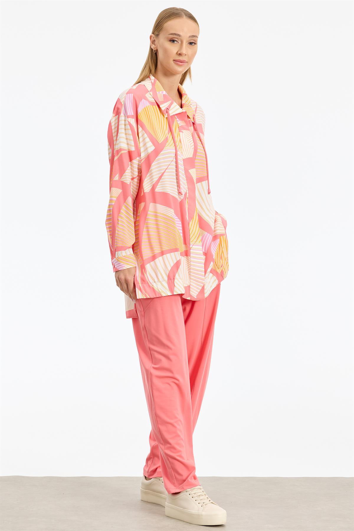 DESENLİ İKİLİ TAKIM MERCAN