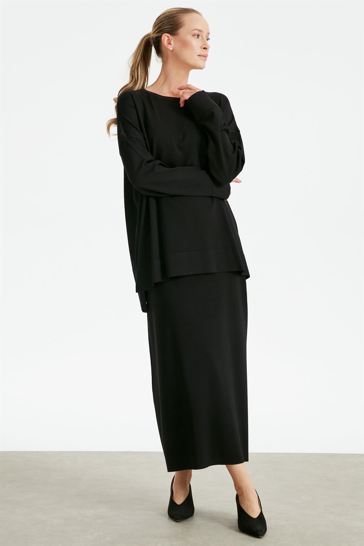 ETEKLİ RAYON TAKIM SİYAH